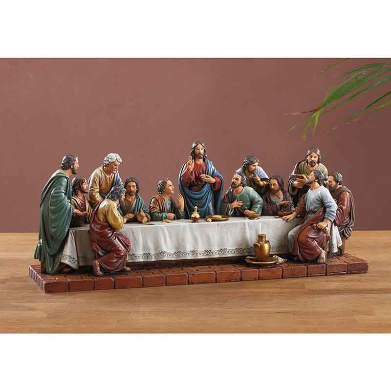 16" W The Last Supper Figurine