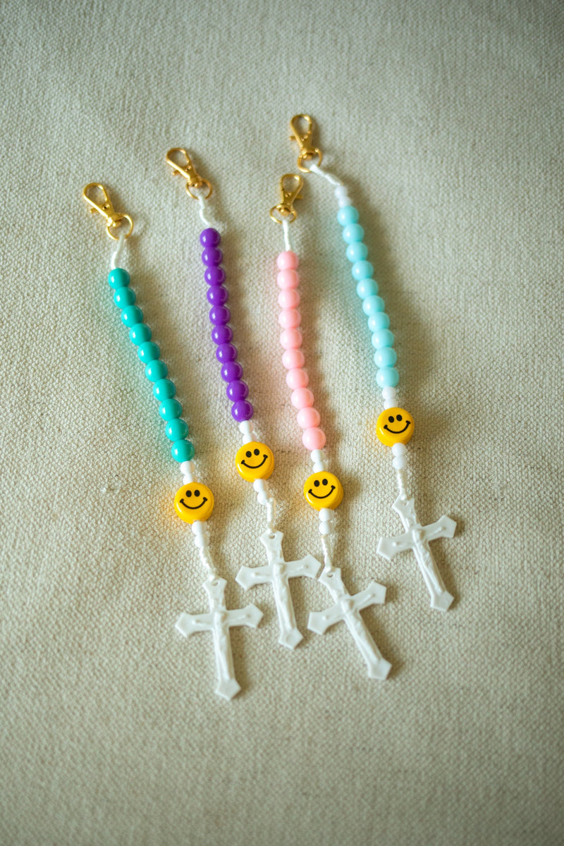 Smiley Face Children's Keychain
