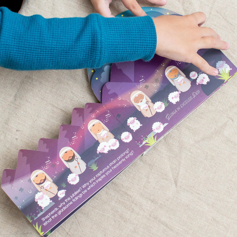 Angels We Have Heard On High shaped book