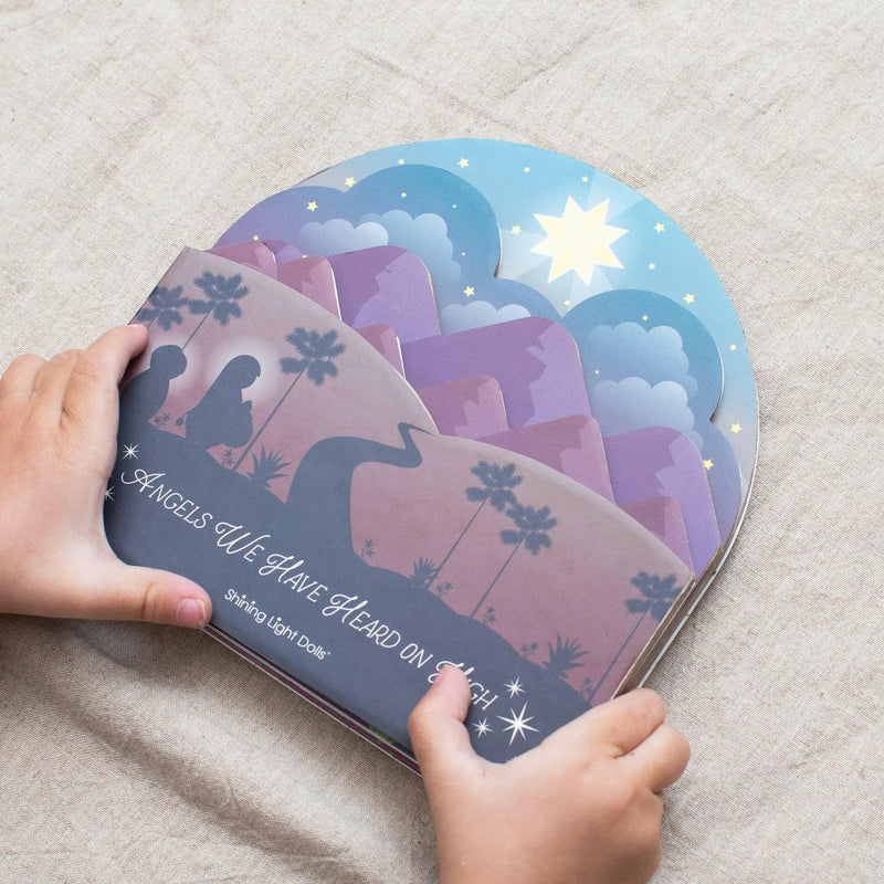 Angels We Have Heard On High shaped book
