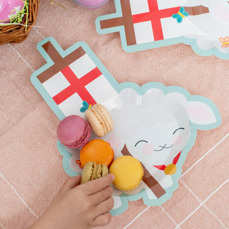 Pascal Lamb Paper Plates - set of 20