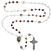 Divine Mercy Red and Crystal Rosary
