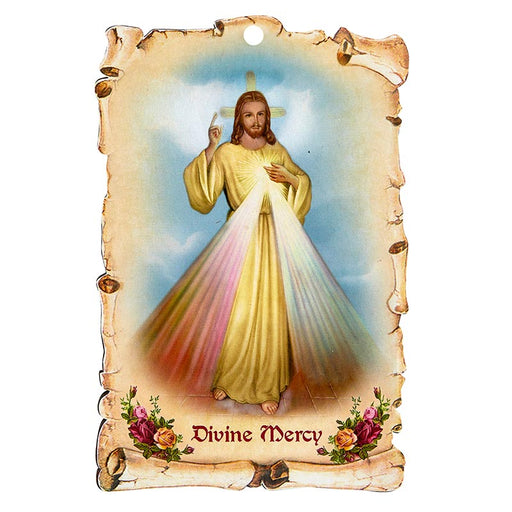 Divine Mercy Sacred Scroll Plaque