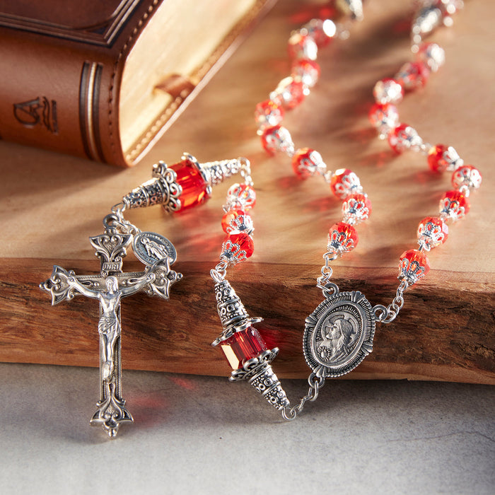 Duomo Di Milano Collection Ruby Rosary