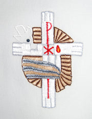 EmbroideredBaptismalBib-WithChiRoandWaterDesign_PonchStyle