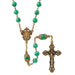 Emerald San Gimignano Collection Rosary With Miraculous Medal