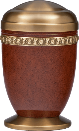 Eternal Rose U-124 Aluminum and Brass Memorial Urn