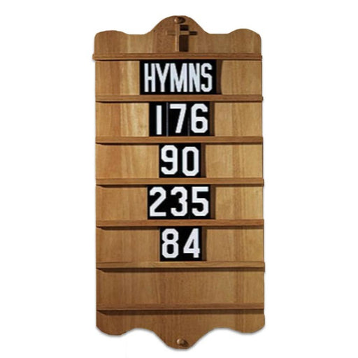 Extra Set of Numerals for Hymn Board