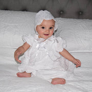 Eyelet Lace Christening Gown - Baptismal Gown