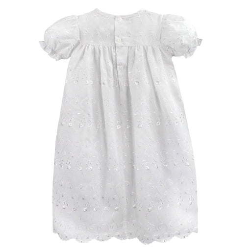 Eyelet Lace Christening Gown - Baptismal Gown