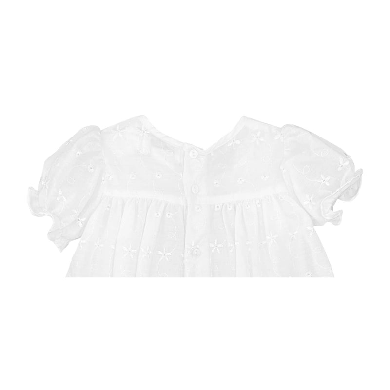 Eyelet Lace Christening Gown - Baptismal Gown
