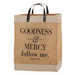 Farmer's Market Large Tote - Goodness and Mercy Follow Me