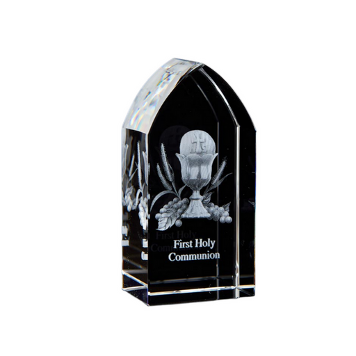 First Holy Communion Etched Glass