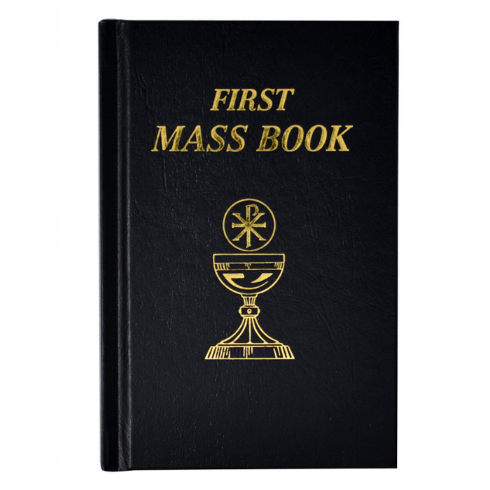 Libro Primera Misa - Negro - Polipiel