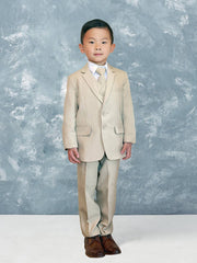 First Communion Boy's Slim Fit 5-Piece Suit – Sizes 6 Months to 20 Youth