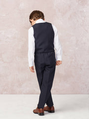 First Communion Boy's Slim Fit 5-Piece Suit – Sizes 6 Months to 20 Youth