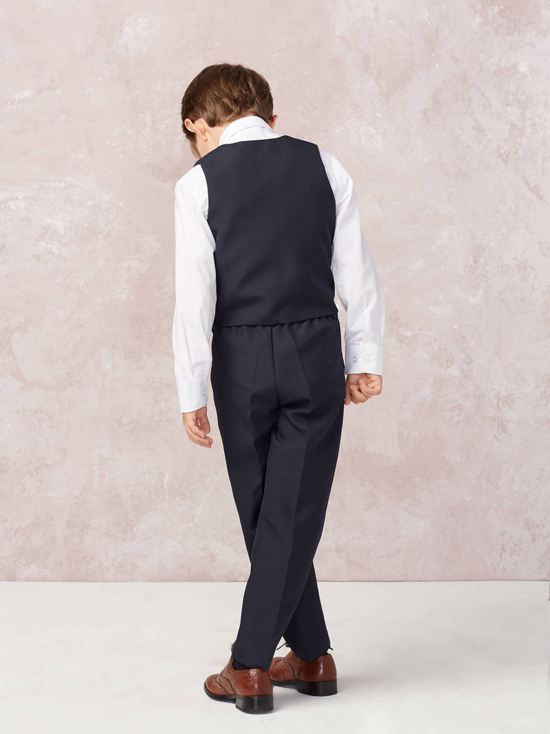 First Communion Boy's Slim Fit 5-Piece Suit – Sizes 6 Months to 20 Youth