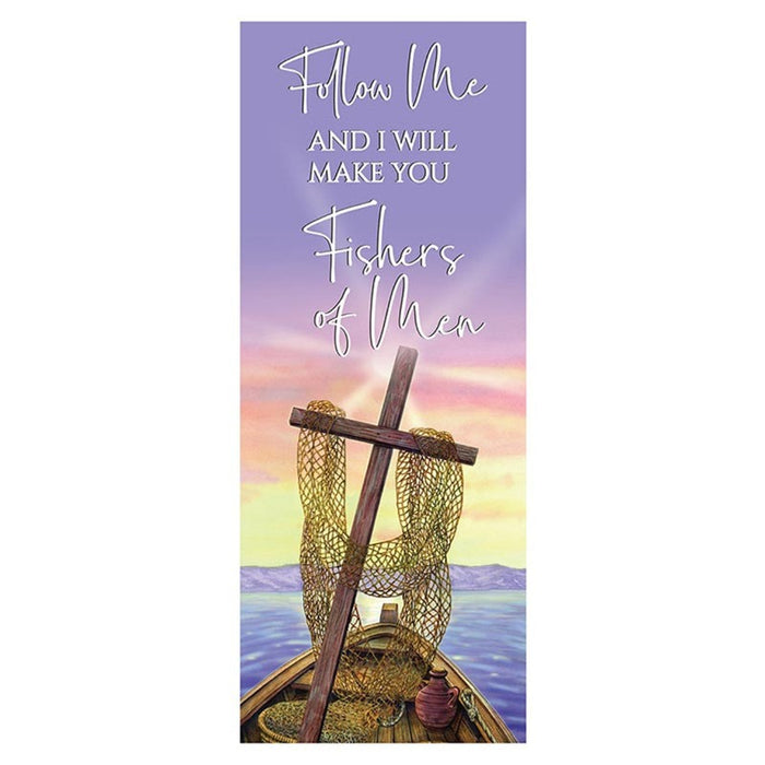 63" H Fishers of Men X-Stand Banner