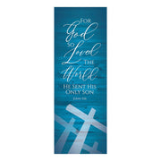 For God So Loved Cross Banner - Easter Promise Collection