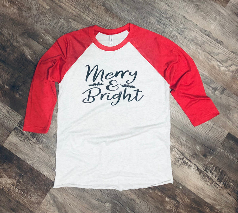 Merry & Bright Christmas Shirt