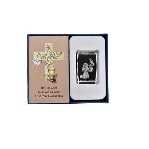 Girl First Holy Communion Etched Glass - BEST SELLER