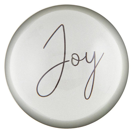 Glass Paperweight - Joy