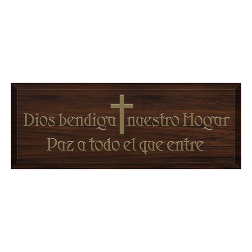 God Bless Our Home Plaque- In Spanish