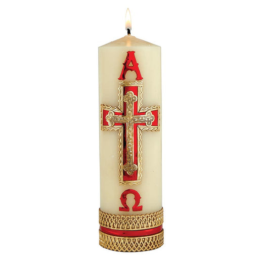Gold Cross - Family Prayer Candle