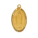 Gold Plated Our Lady of Guadalupe Medal with 18" Chain Necklace
