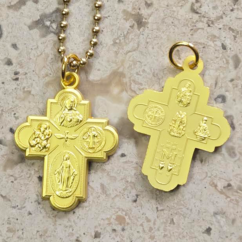 4-Way Scapular Medal Necklace
