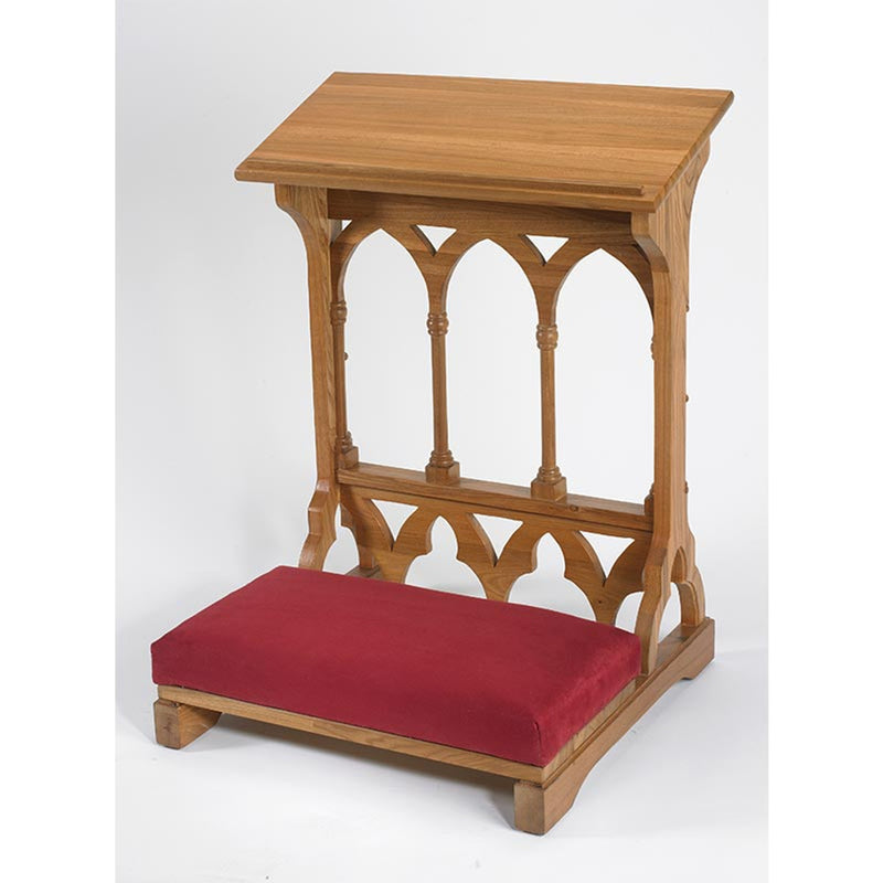 Rodilla acolchada gótica - Tinte de roble medio