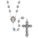 Gray Orvieto Collection Rosary With Miraculous Medal