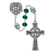 Green Crystal St. Patrick Rosary