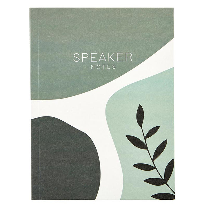 Green Speaker Notes - 4 Pieces Per Package
