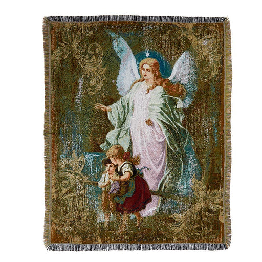 Guardian Angel Tapestry Blanket