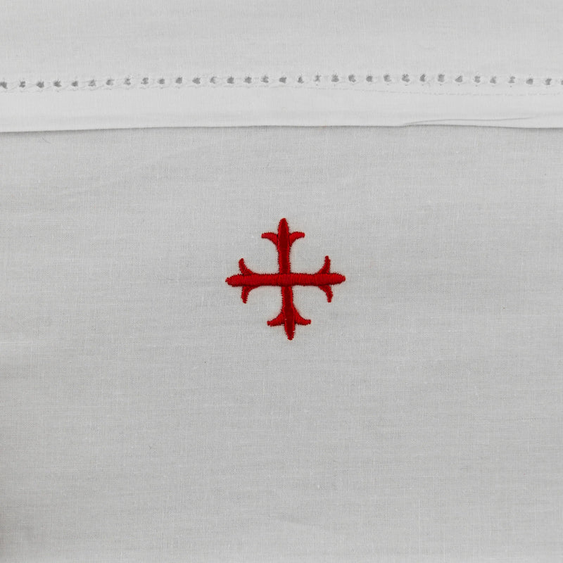 H100R Red Cross Cotton Altar Linens - 3 Pack