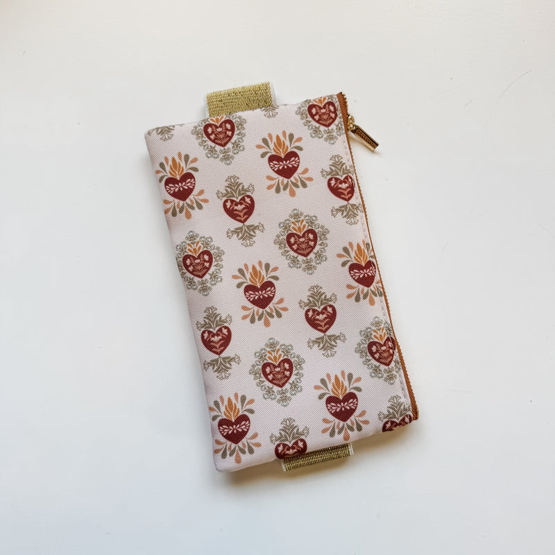 Holy Family Hearts Catholic Bible/Planner Pouch