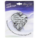 Heart-Shaped Life Is A Journey Visor Clip