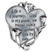 Heart-Shaped Life Is A Journey Visor Clip