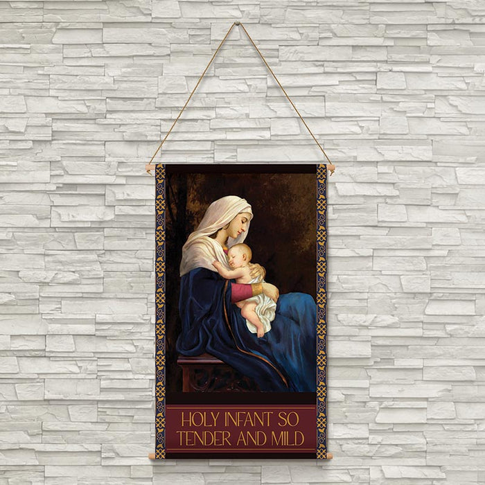 Holy Infant So Tender and Mild Banner