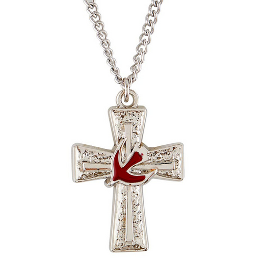 Holy Spirit Cross Necklace - 6 Pieces Per Package