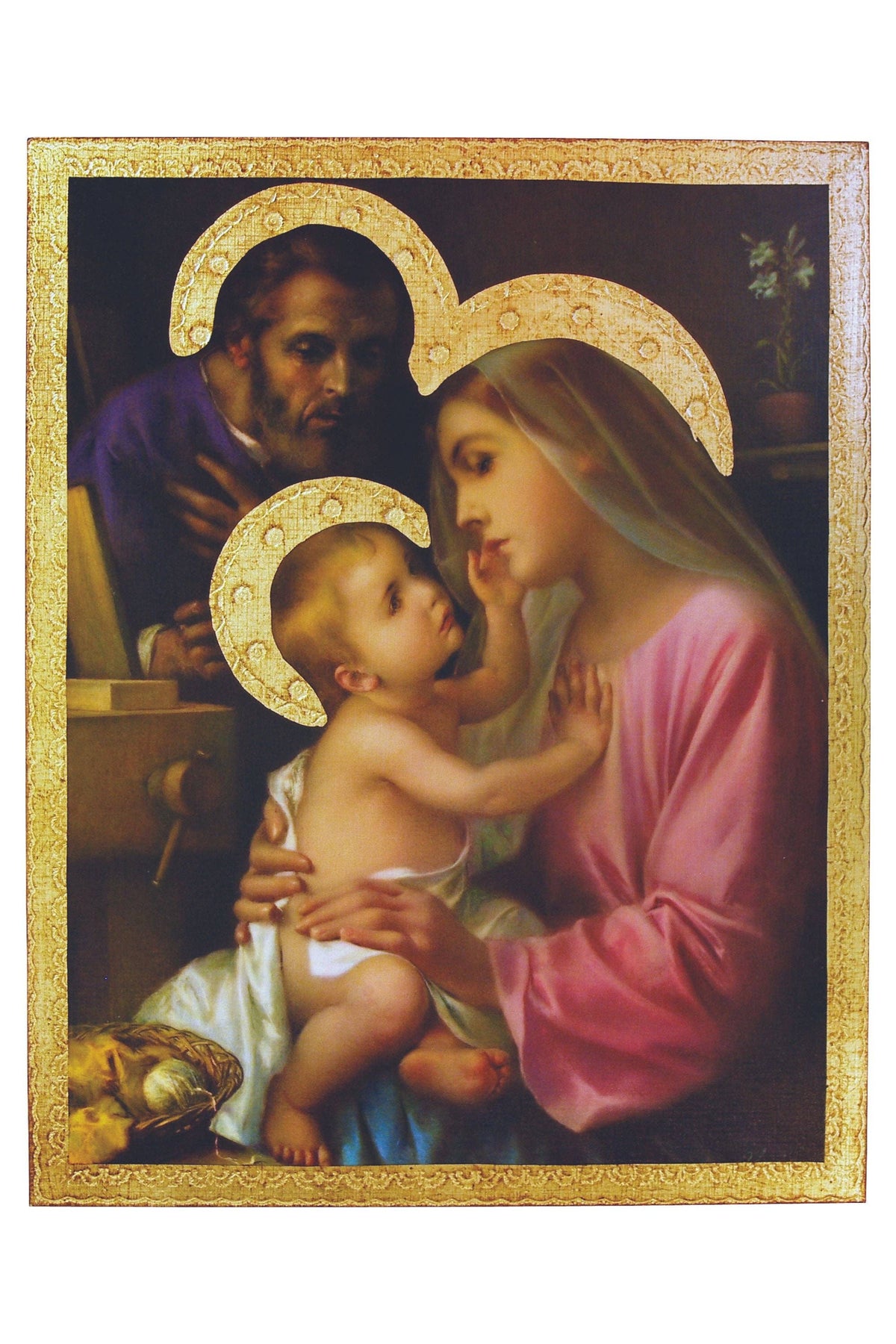Holy Family Florentine Plaque by Simeone – Made in Italy, Religious Wa ...