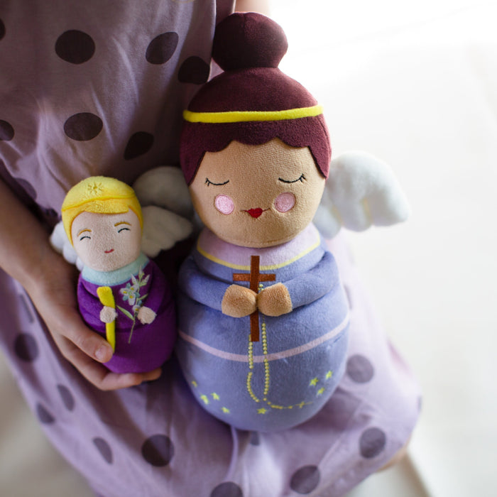 Purple Guardian Angel Plush Doll