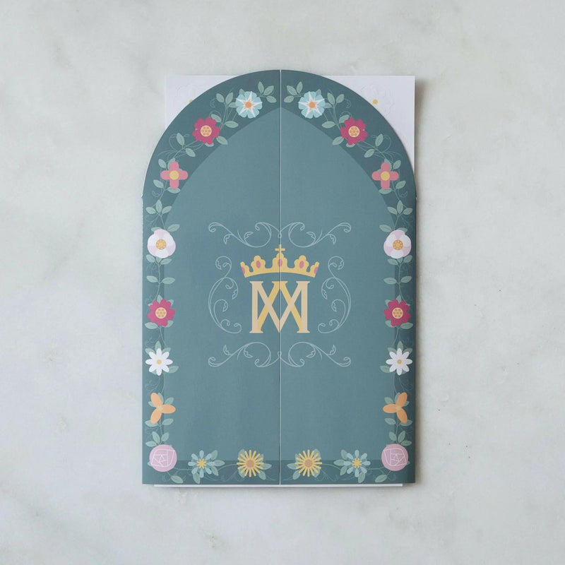 May Crowning Reusable Sticker Activity