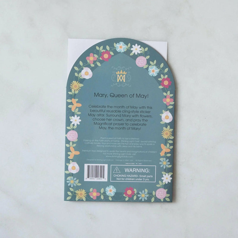 May Crowning Reusable Sticker Activity