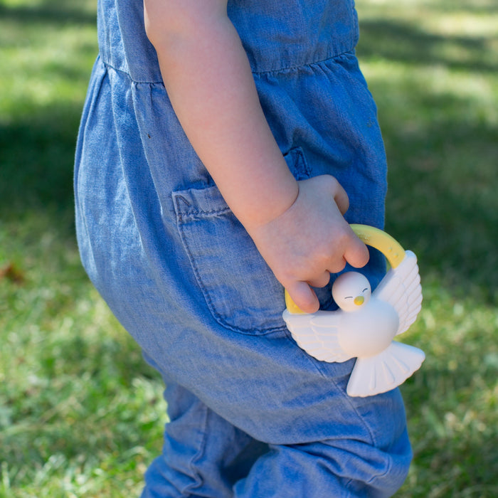 Holy Spirit Dove Natural Rubber Teether