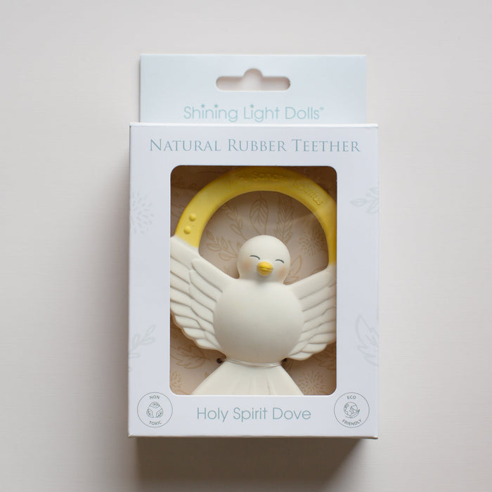 Holy Spirit Dove Natural Rubber Teether