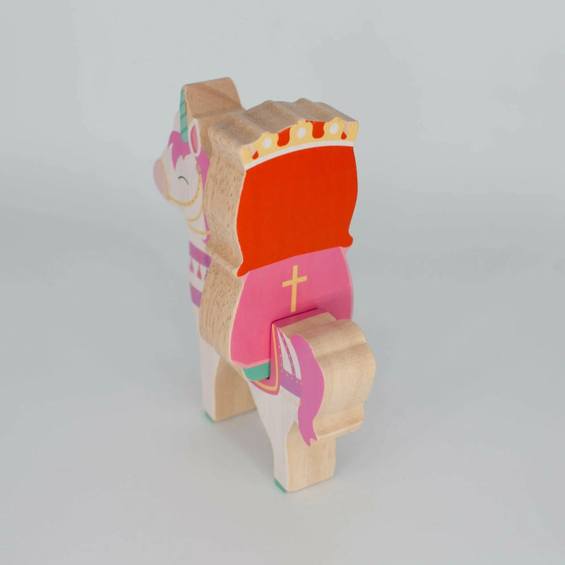 St. Justina of Padua & Unicorn Wooden Set