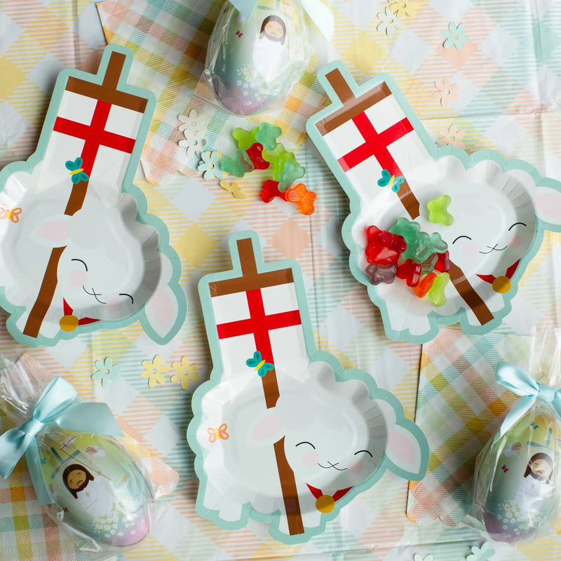 Pascal Lamb Paper Plates - set of 20