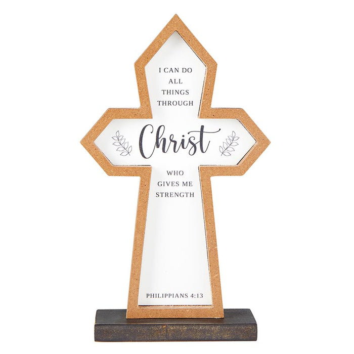 I Can Do All Things - Traditional Tabletop Cross